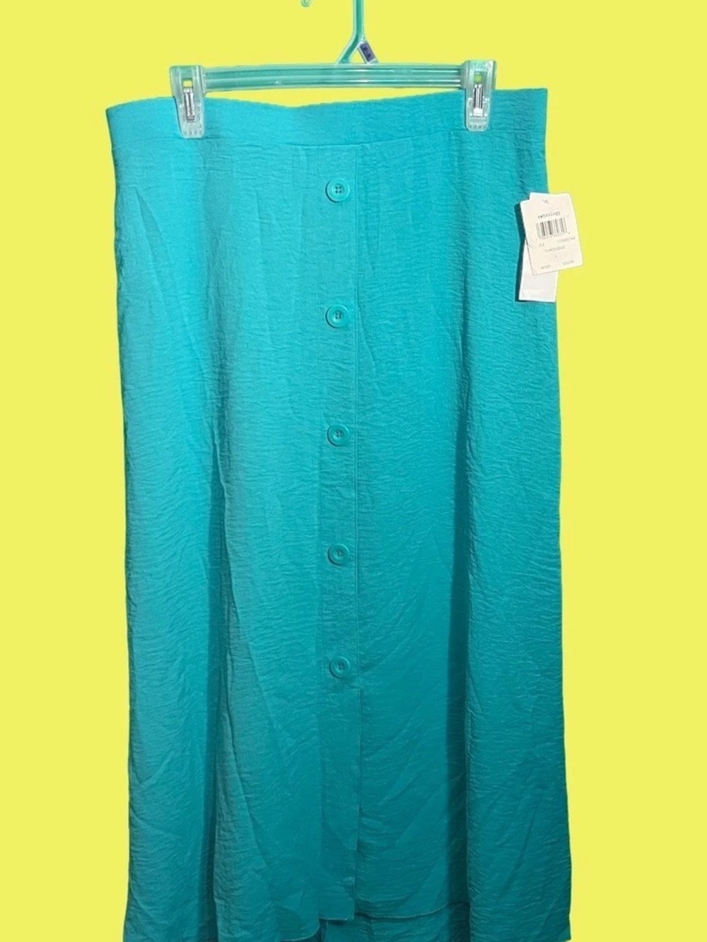 Retrology Maxi Skirt in Blue NWT